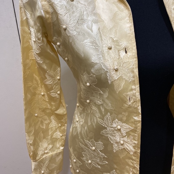 CG button down long sleeve dress blouse or as a jacket size M - Picture 4 of 5